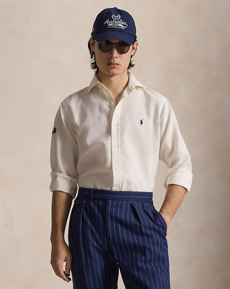 オーストラリアン オープン リネンコットン シャツ