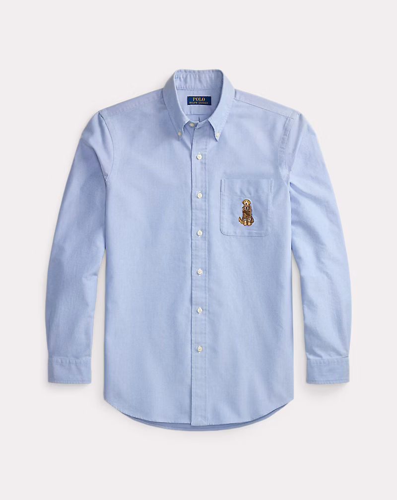 クラシック フィット ドッグエンブロイダリー オックスフォード シャツ