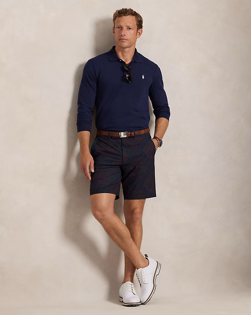 9インチ テーラード フィット ペイズリー ショートパンツ