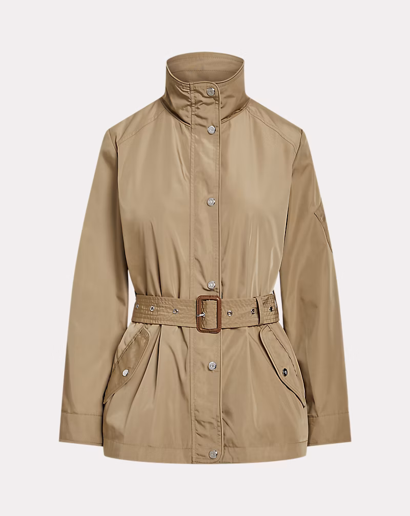 ベルテッド ファネルネック アノラック