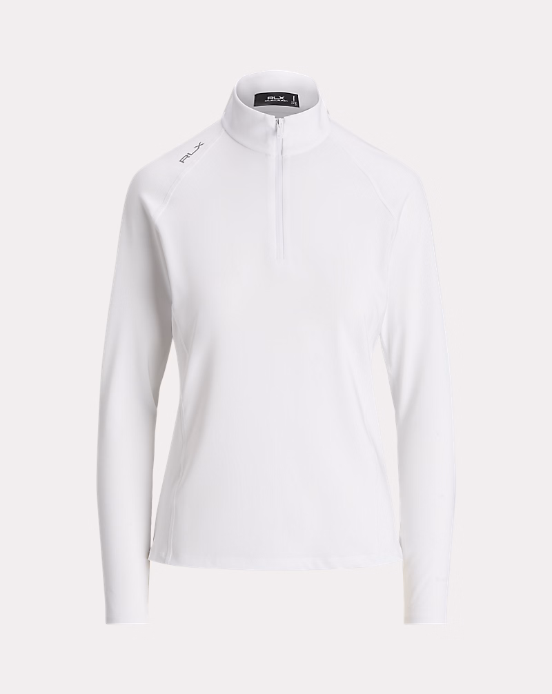 ストレッチ ジャージー クォータージップ プルオーバー