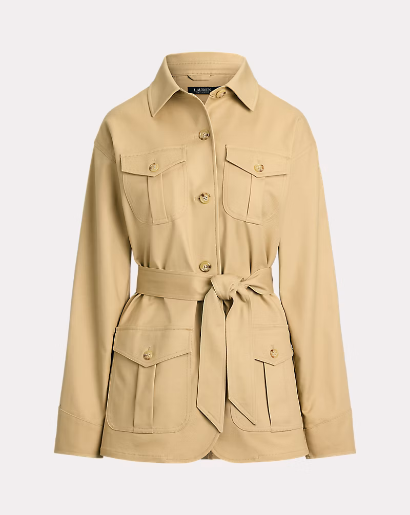 ダブルフェイスド ストレッチ コットン フィールド ジャケット