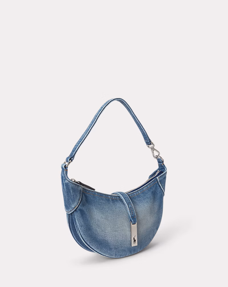 Polo ID デニム ミニ ショルダー バッグ