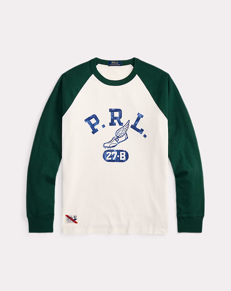 カスタム スリム フィット ジャージー ベースボール Tシャツ