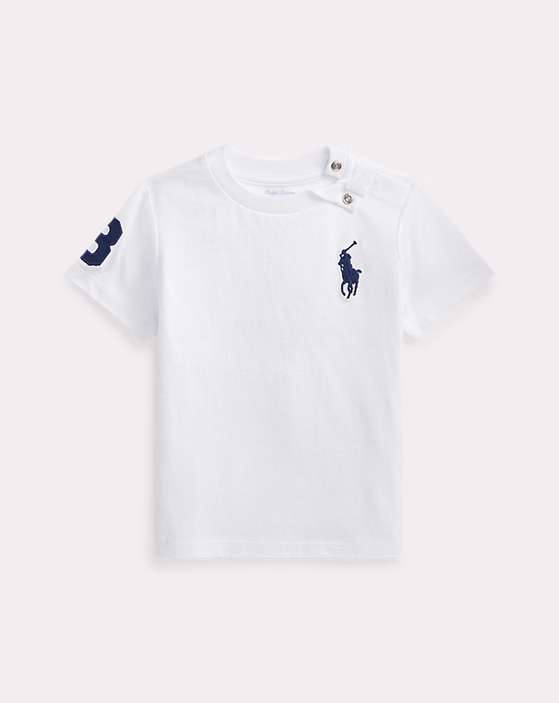 Big Pony コットン ジャージー Tシャツ