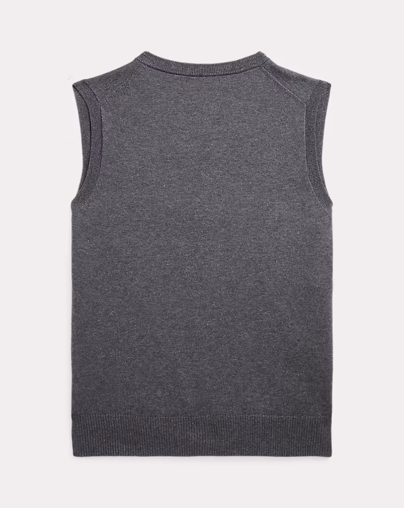 コットン Vネック セーター ベスト