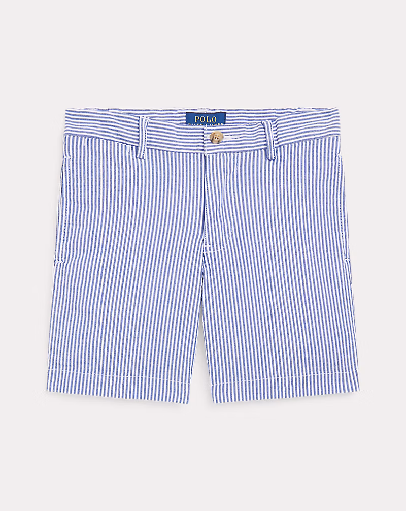 ストレッチ コットン シアサッカー ショートパンツ