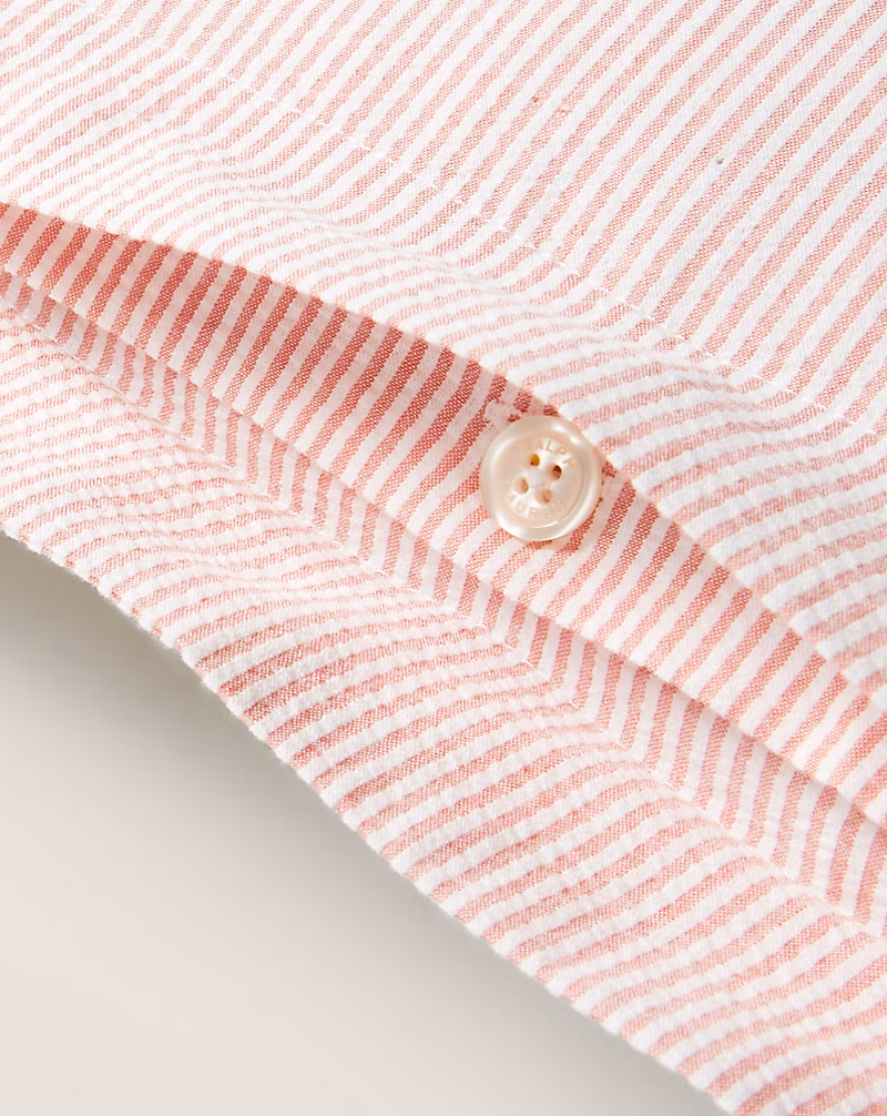 シアサッカー ストライプ シャム