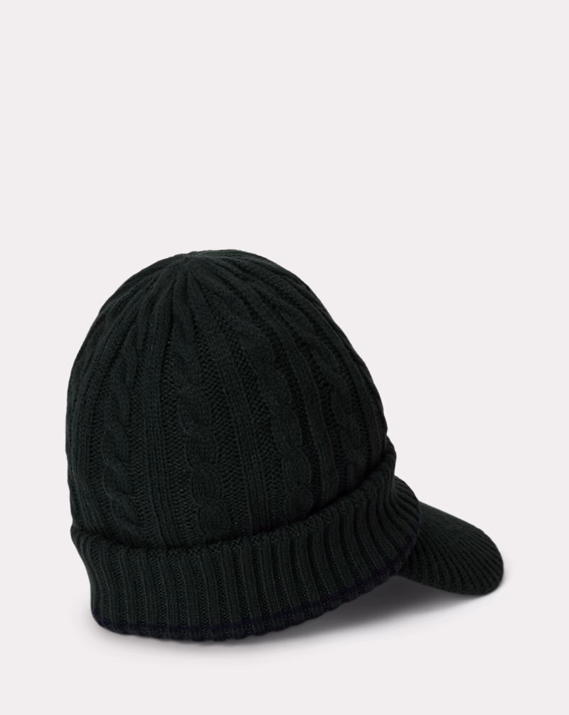 ケーブルニット キャップ