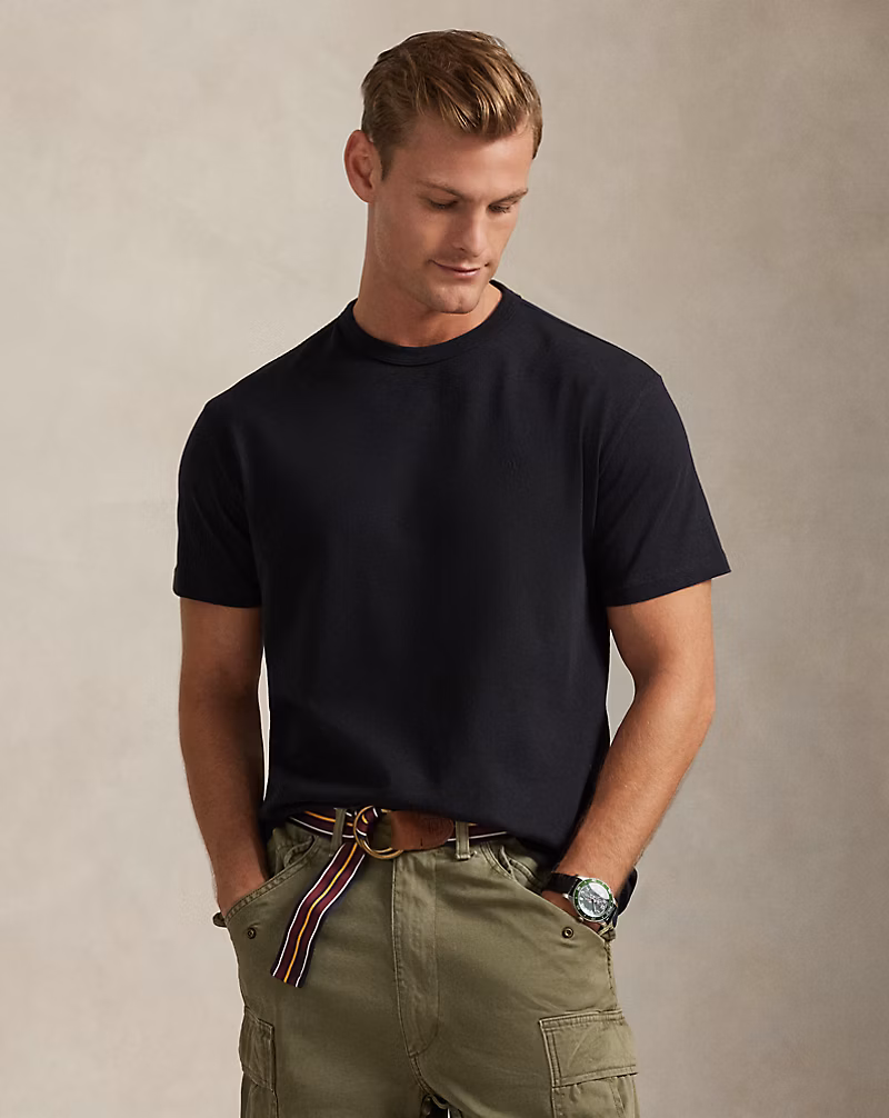 クラシック フィット ガーメントダイド ジャージー Tシャツ