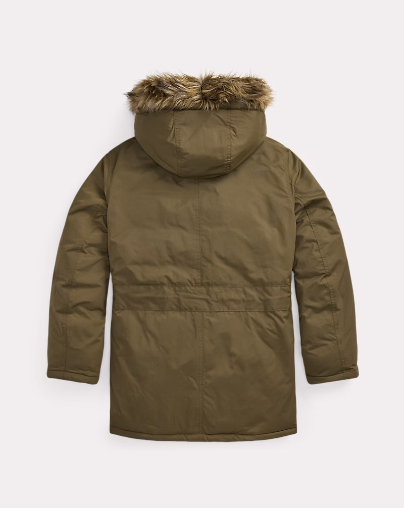 フェイクファートリム パーカー