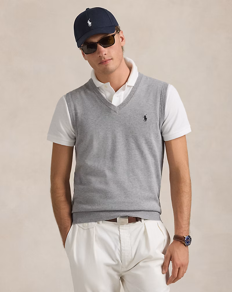 パフォーマンス コットンブレンド セーター ベスト