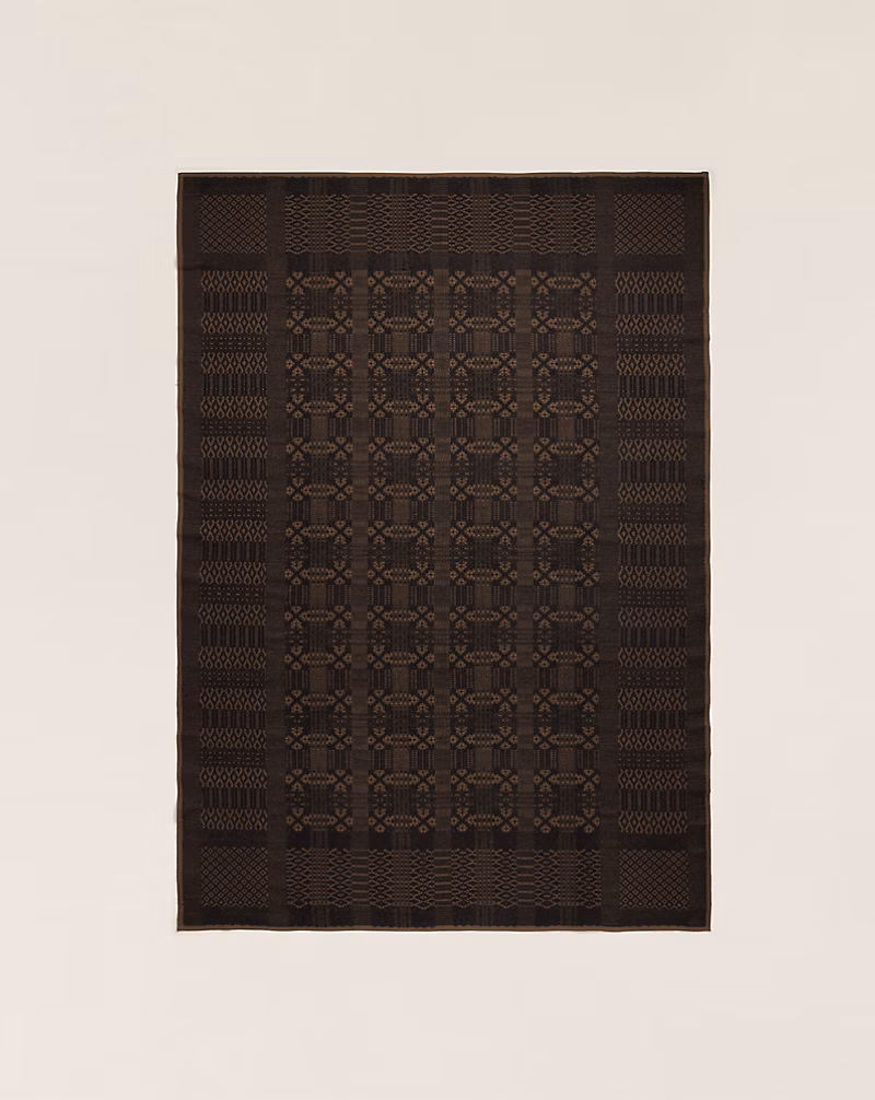 ハンドフックド ウールブレンド ラグ