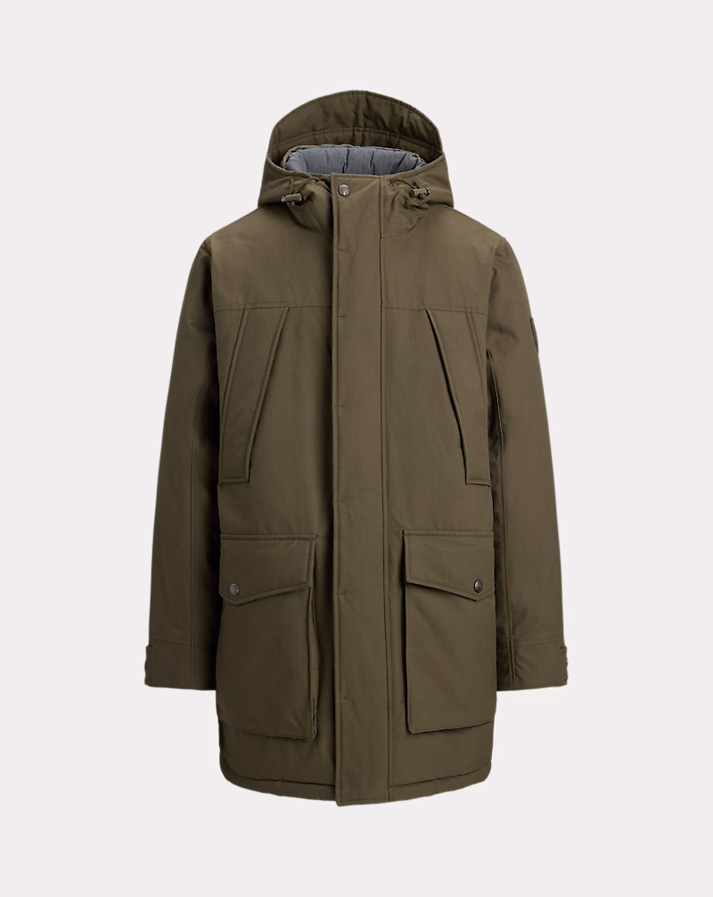 フーデッド ダウン パーカー