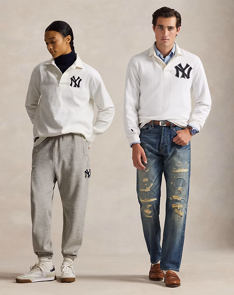 ヤンキース ラグビー シャツ