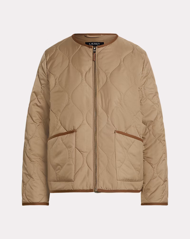 ツイルトリム オニオンキルテッド ジャケット