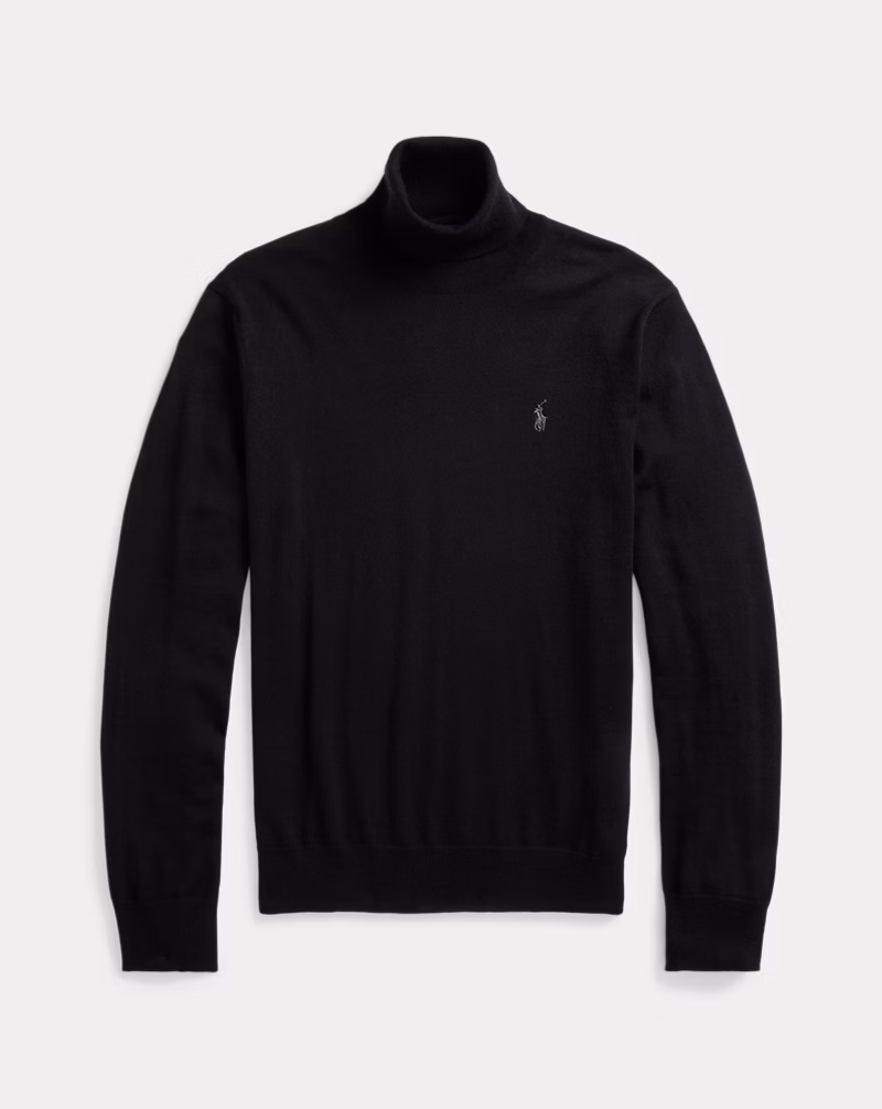 ウォッシャブル ウール タートルネック セーター