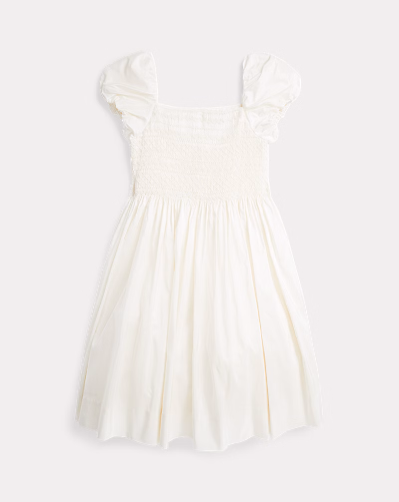 スモックド マルベリー シルク ドレス