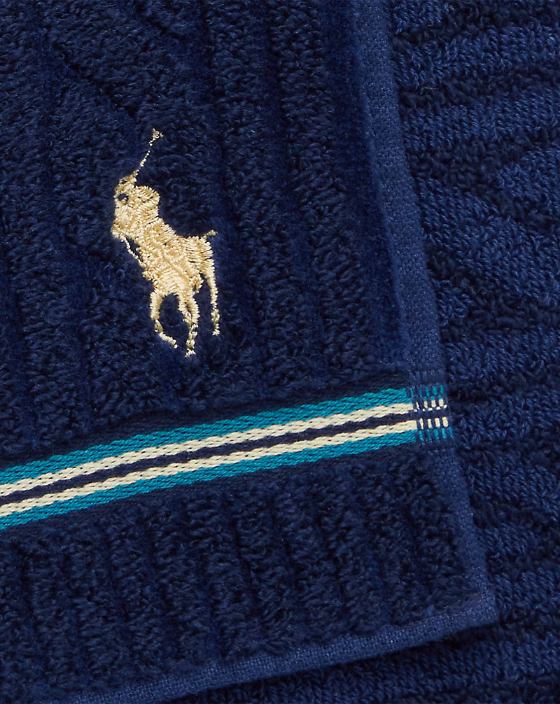 ケーブル コットン テリー ハンカチーフ