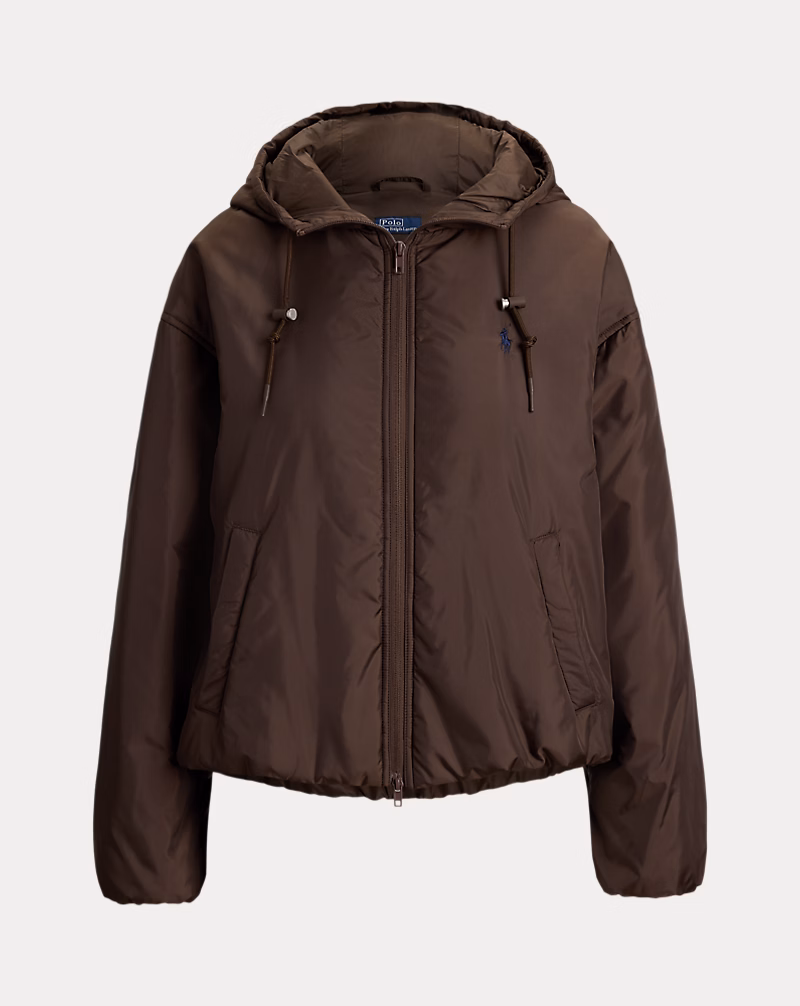 フーデッド バルーン パッファー ジャケット