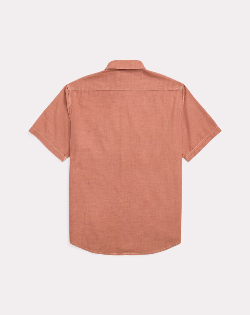 セルビッジディテールド シャンブレー ワークシャツ