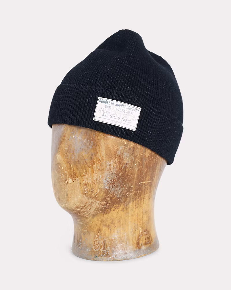 リブニット コットン ウォッチ キャップ