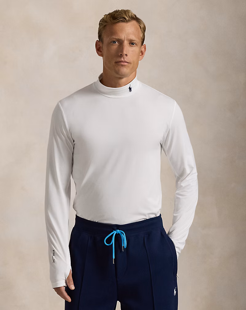 テーラード フィット パフォーマンス モックネック シャツ