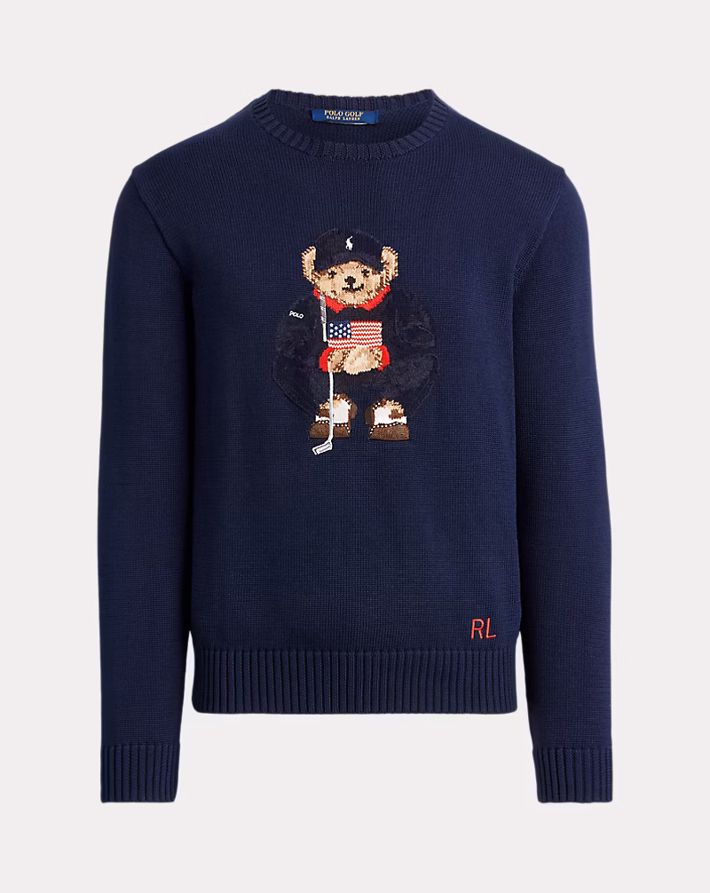 Polo ベア コットンブレンド ゴルフ セーター