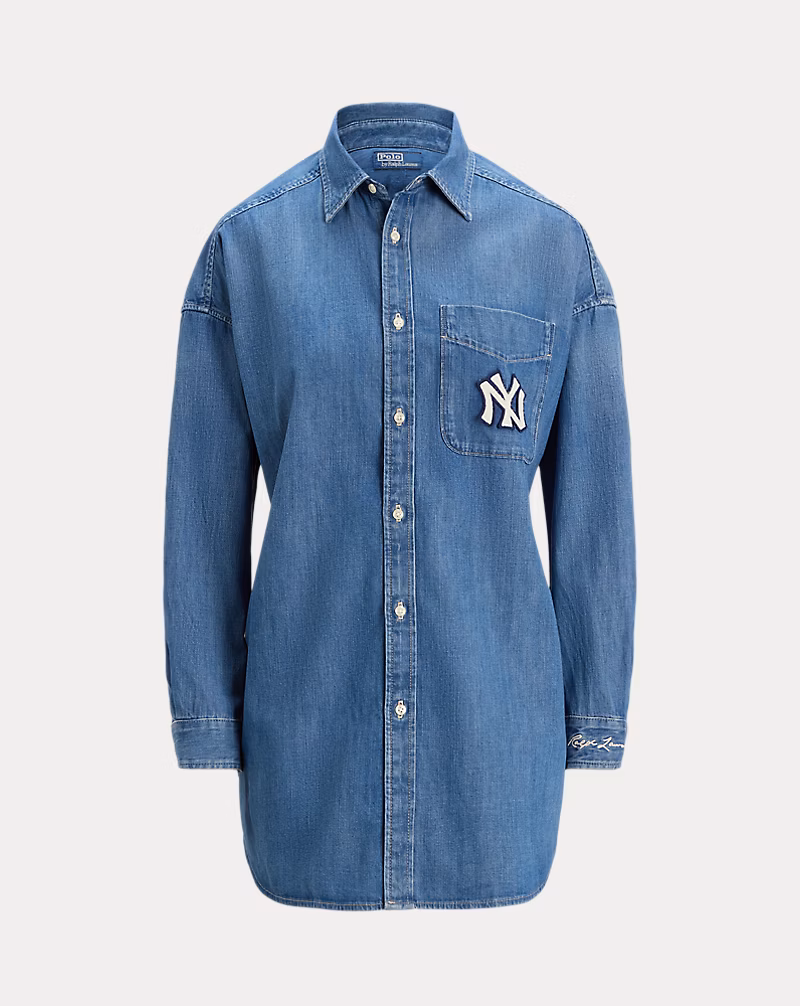 ヤンキース デニム シャツ