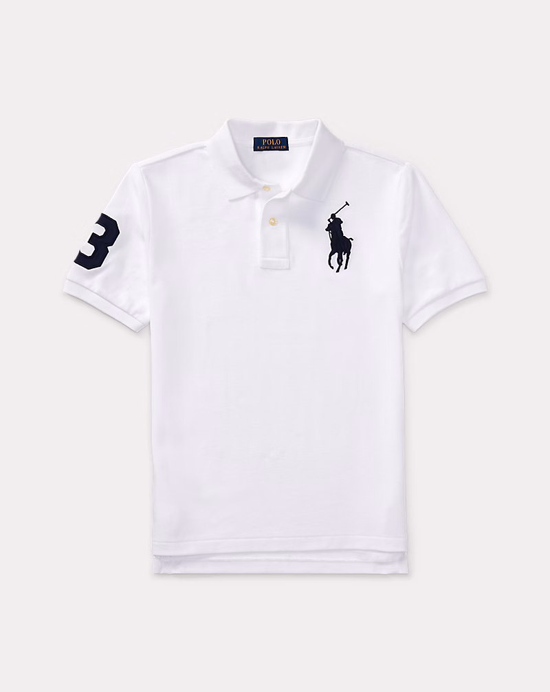 Big Pony コットン メッシュ ポロシャツ