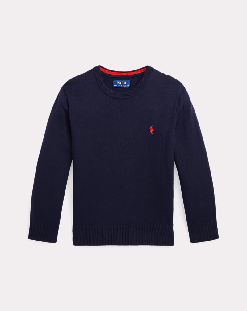 コットン クルーネック セーター