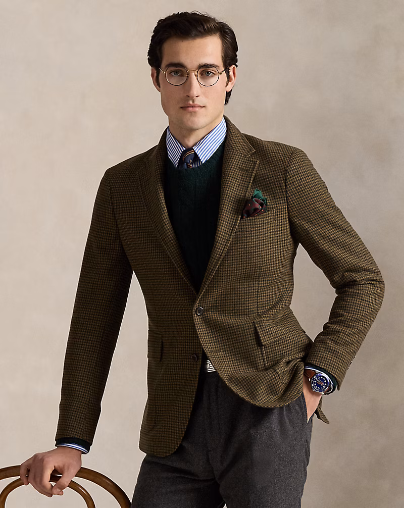 Polo モダン フィット チェック スポーツ コート