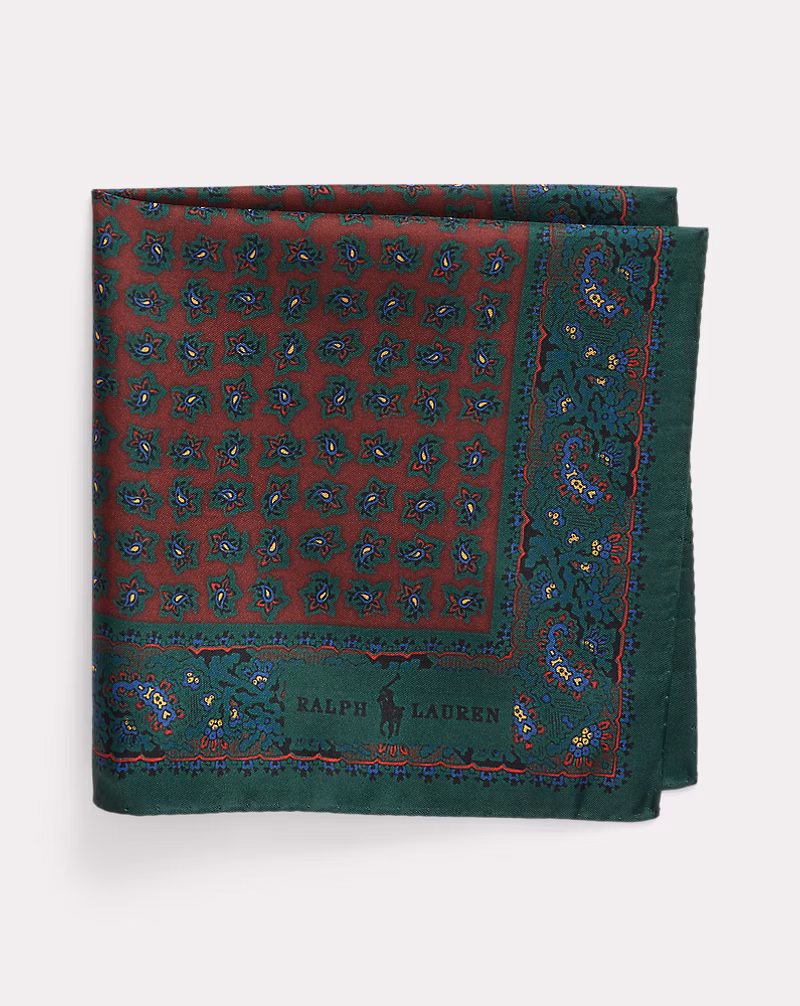 シルク フーラード ポケット スクエア