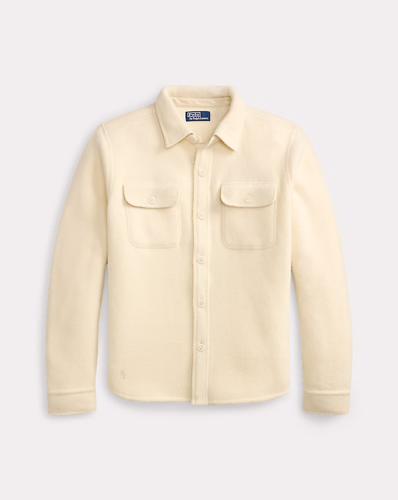 フェルテッド ウールブレンド オーバーシャツ