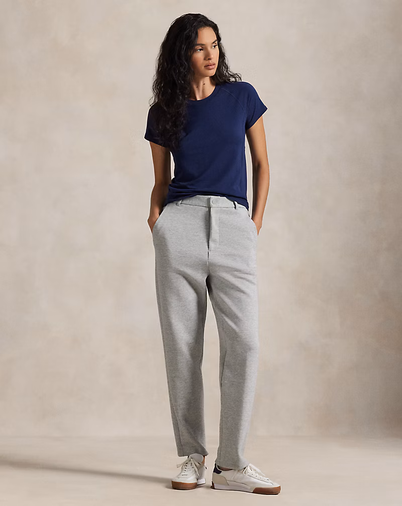 ダブルニット ジャカード パンツ