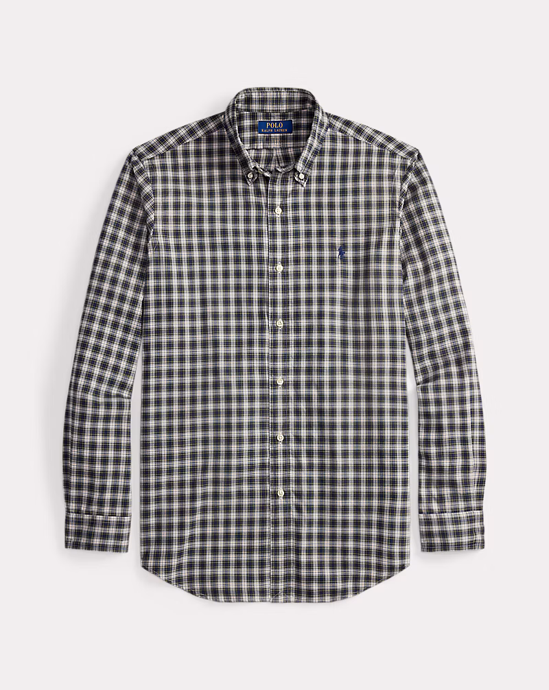 クラシック フィット チェック ツイル シャツ