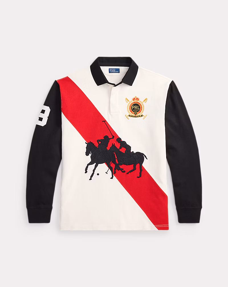 コットン ジャージー ラグビー シャツ