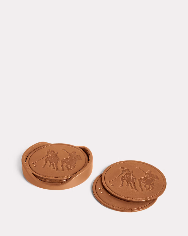 Garrett レザー コースター ギフト セット