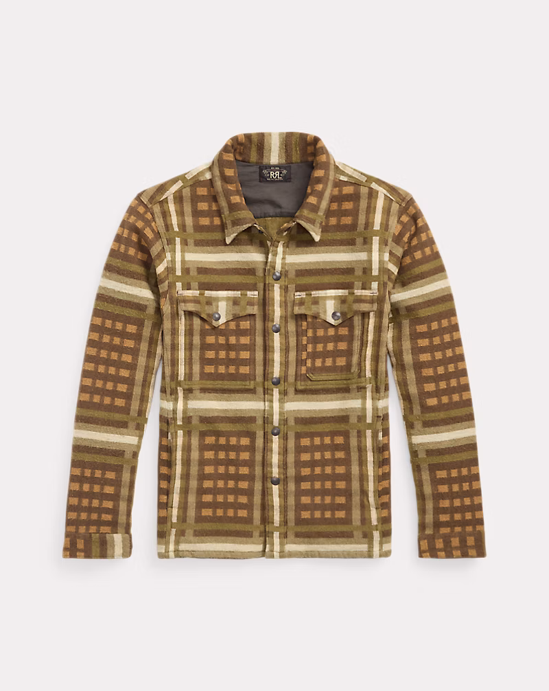 パターン ジャカード オーバーシャツ