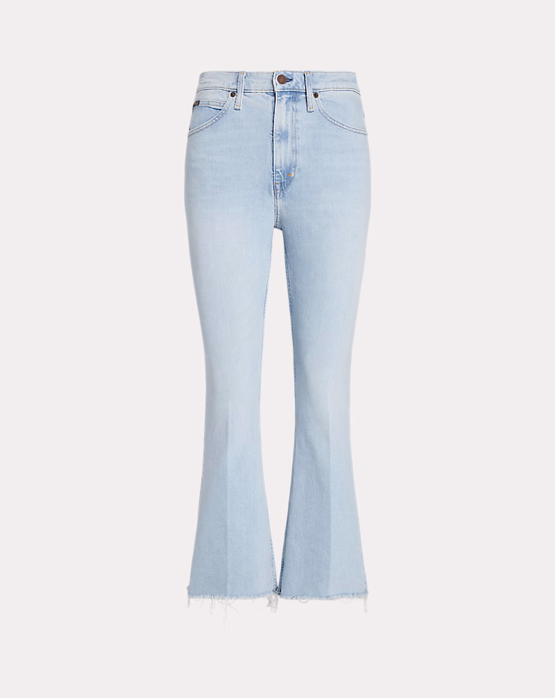 フレア クロップド ジーンズ