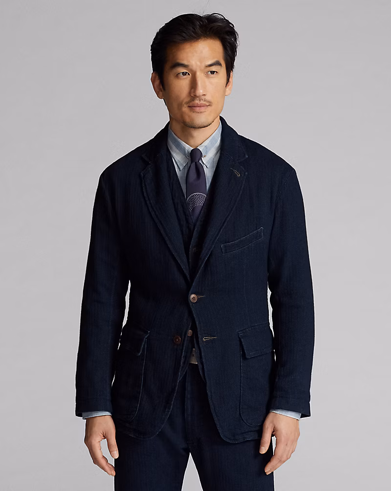 アンコンストラクテッド ヘリンボーン スポーツ コート