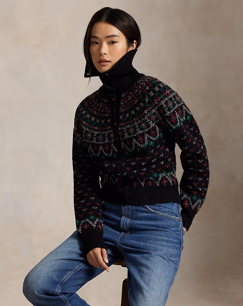 フェア アイル ウールブレンド カーディガン