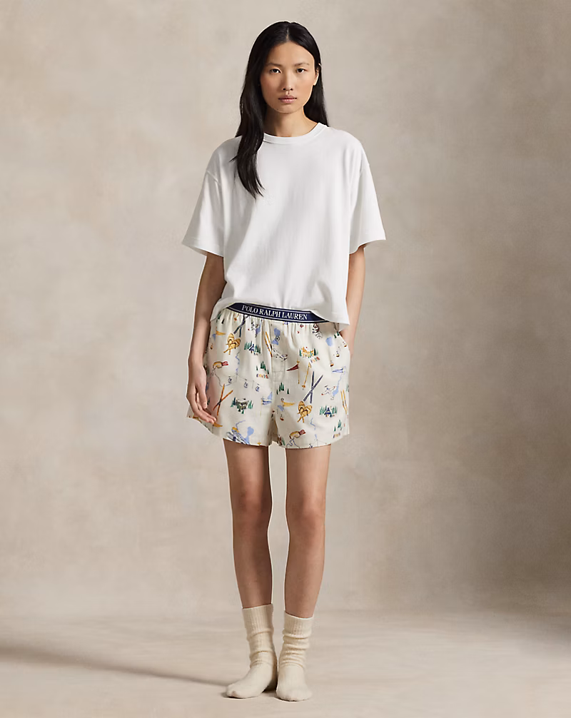 チェック コットン ボクサー