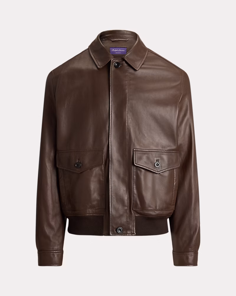 Everett レザー フライト ジャケット