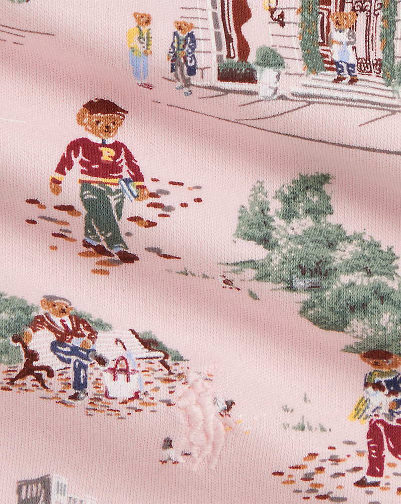 Polo ベア コットン インターロック ビブ