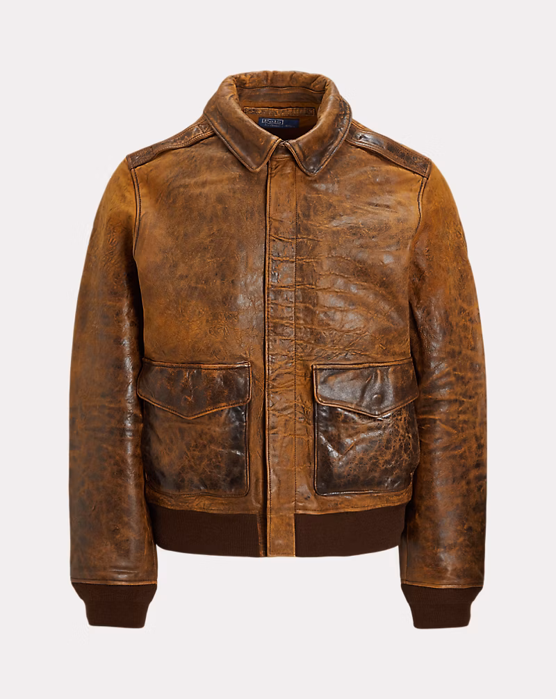 レザー フライト ジャケット