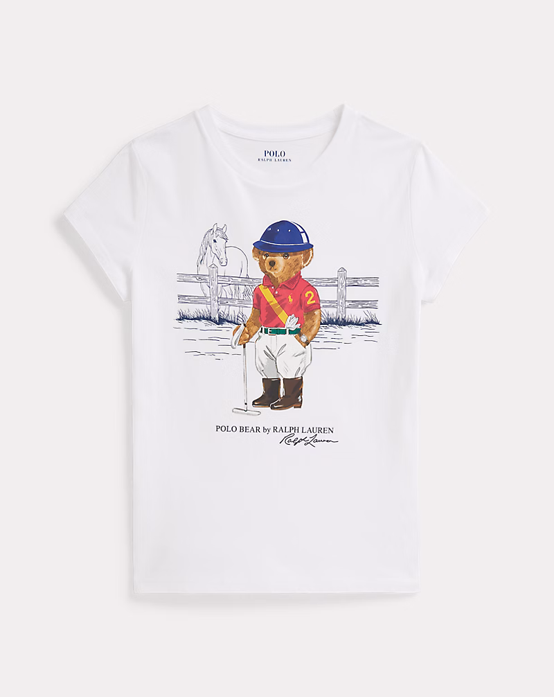 Polo ベア コットン ジャージー Tシャツ