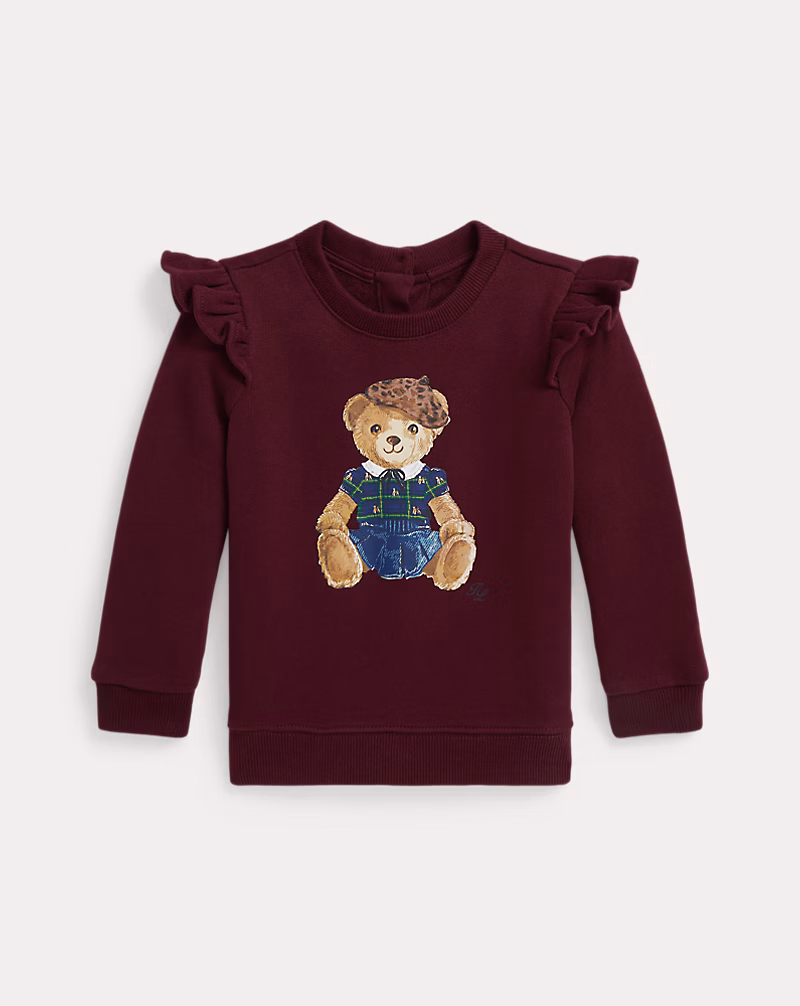 フリル Polo ベア フリース スウェットシャツ