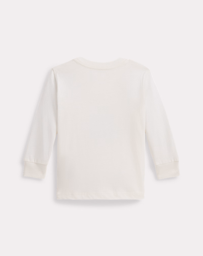 Polo ベア コットン ロングスリーブ Tシャツ