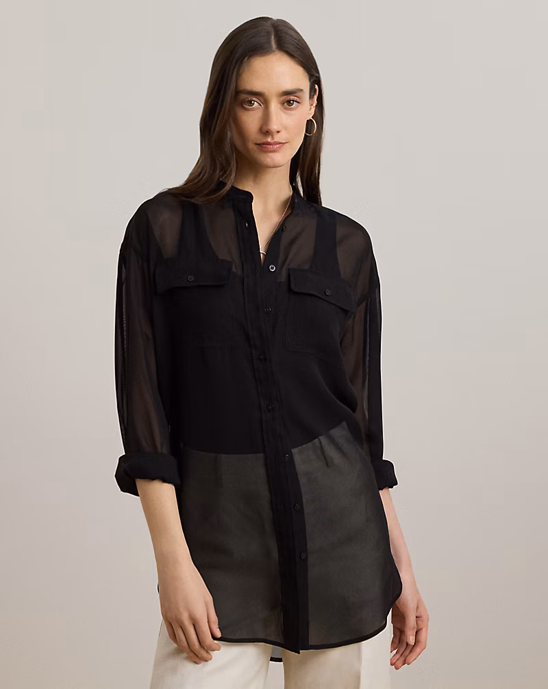 シャドーストライプ ドビー シャツ